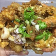 ข้าวหมูทอด+ข้าวปลาแกะพี่แสตมป์&น้องสโนว์