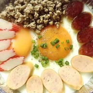 ข้าวหมูทอด+ข้าวปลาแกะพี่แสตมป์&น้องสโนว์