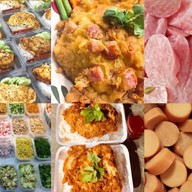 ข้าวกล่อง40บาท เต็นชมพู