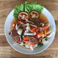 เมนูของร้าน โคตรจะยำ คาเฟ่