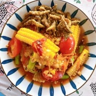 ตำสตอบะแหล หมู่บ้านสินธร-รังสิต