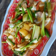 เมนูของร้าน ครัวเจ้าหลาววิวทะเล