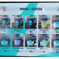 เมนู (โกโก้ คาร์ท) Cocoa Cart Garage ทองหล่อ ทองหล่อ