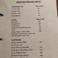 เมนู Here Bkk