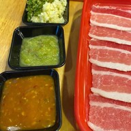 เมนูของร้าน สุกี้หมูบิน