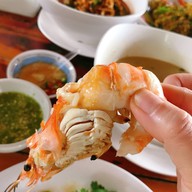 เมนูของร้าน กุ้งเผา2 น้ำปิงรีสอร์ท