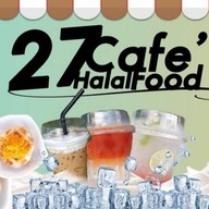 27 cafe halalfood ( กาแฟสด ชานมไต้หวัน ครัวซอง วาฟเฟิล )