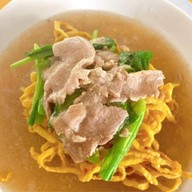 ฮาซันราดหน้ายอดผัก(เนื้อหมัก)
