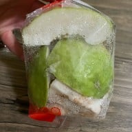 เมนูของร้าน ปารมีน้ำผลไม้ปั่น ผลไม้สด ผลไม้ปลอก