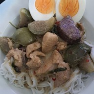 เมนูของร้าน ขนมจีนบ้านสวน