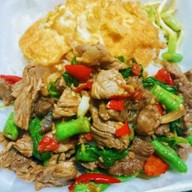 ข้าวเหนียวเนื้อทอดแม่จิรา55(ฮาลาล)