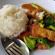 เมนูของร้าน ขนมจีนบ้านคุณย่า สนามบินน้ำ