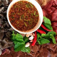 Lab Mor Behind Dan Shop (Beef Chopping Board in front of Wat Pu Phae)