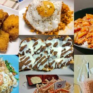 นมใหญ่ มิตรอุดม 🎉 ข้าวไก่เทอริยากิ ไข่ข้น ชาไทย เฟรนฟายชีส ขนมปังเนยนม