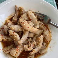 เมนูของร้าน ลาบน้ำตกคอหมูย่างตาเล็ก(เจ้าเก่า)ปู่น้องมะปรางค์