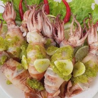 แซลม่อนซัง(เผาหัวมันซีฟู้ด)