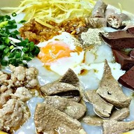 โจ๊กหมูเลิศรส ต้มเลือดหมูตำลึง