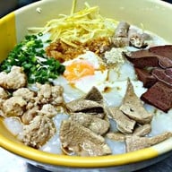 โจ๊กหมูเลิศรส ต้มเลือดหมูตำลึง