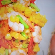 กุ้งไก่ย่างส้มตำเมืองร้อยเกิน