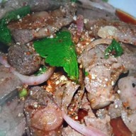 กุ้งไก่ย่างส้มตำเมืองร้อยเกิน