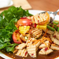 เมนูของร้าน ตำแหลกไทเลย