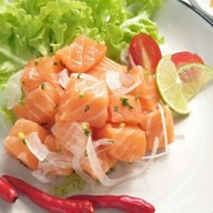 กินแซลมอน KIN SALMON แซลมอนดองกุ้งดอง อโศกมนตรี สุขุมวิท21