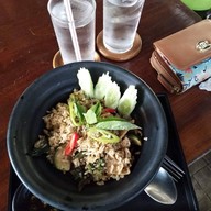 เมนูของร้าน ครัวในสวน อ่างเก็บน้ำบางพระ