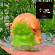 ลูกชิ้นทอด นึ่ง +โดนัทเค้กจิ๋ว+ขนมบ้าบิ่น + ปังปิ้งทะลัก + ก๋วยเตี๋ยวไก่ตุ๋น เจ้านาย บางบัวทอง