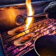 หมึกดำ หน้า ม.แม่โจ้(ปลาหมึกย่าง เห็ดออรินจิย่าง)