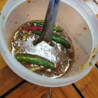 เมนูของร้าน ข้าวมันไก่ข้างศาลปู่ดำ(ข้าวมันไก่แป๊ะหนึ่ง)