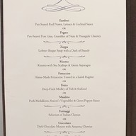 เมนู Gianni Ristorante