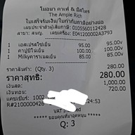 เมนูของร้าน Moana cafe and bistro