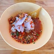 เมนูของร้าน ก๋วยเตี๋ยวต้มยำมังกรซ่าส์