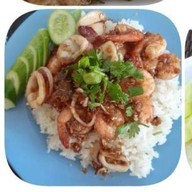 เมนูของร้าน บ้านน้องออมสิน  [ ตรงข้ามหมู่บ้านบริทาเนีย  บ้านริมคลอง  ]