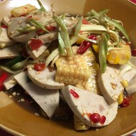 เมนูของร้าน ส้มตำแซ่บ ข้างโกอ้วน