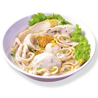 เมนูของร้าน เจียงลูกชิ้นปลา ลุมพินี