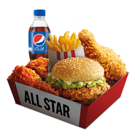 เมนูของร้าน KFC โลตัส ยโสธร