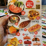 เมนู SUSHI SEKI เมเจอร์รัชโยธิน