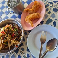 เมนูของร้าน ตำดูดนิ้ว โพนทอง