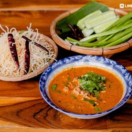 เมนูของร้าน ขนมจีนน้ำยาปลาช่อนนาป้าแก้ว