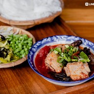 เมนูของร้าน ขนมจีนน้ำยาปลาช่อนนาป้าแก้ว