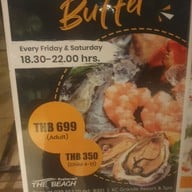 เมนู The Beach Restaurant