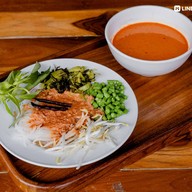 เมนูของร้าน ขนมจีนน้ำยาปลาช่อนนาป้าแก้ว