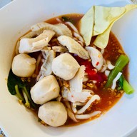 เมนูของร้าน ต้อมก๋วยเตี๋ยวปลาท่าอุเทน ท่าอุเทน