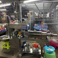 กะทิสด ขนมจีน ตลาดบางบัวทอง