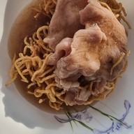 เมนูของร้าน ราดหน้าโรงเหล็ก และอาหารตามสั่ง สำโรง