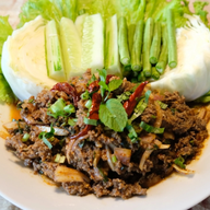 เมนูของร้าน หมูปิ้งเนล่า ลาดกระบัง