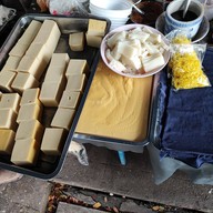 เมนูของร้าน ข้าวแลมฟืนทอด ข้าวแลมฟืนยำ