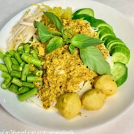 ขนมจีนน้ำยาใต้แกงใต้นครศรี - สาทร นราธิวาสราชนครินทร์6