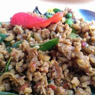 เมนูของร้าน ครัวบ้านๆ สนามบินน้ำ